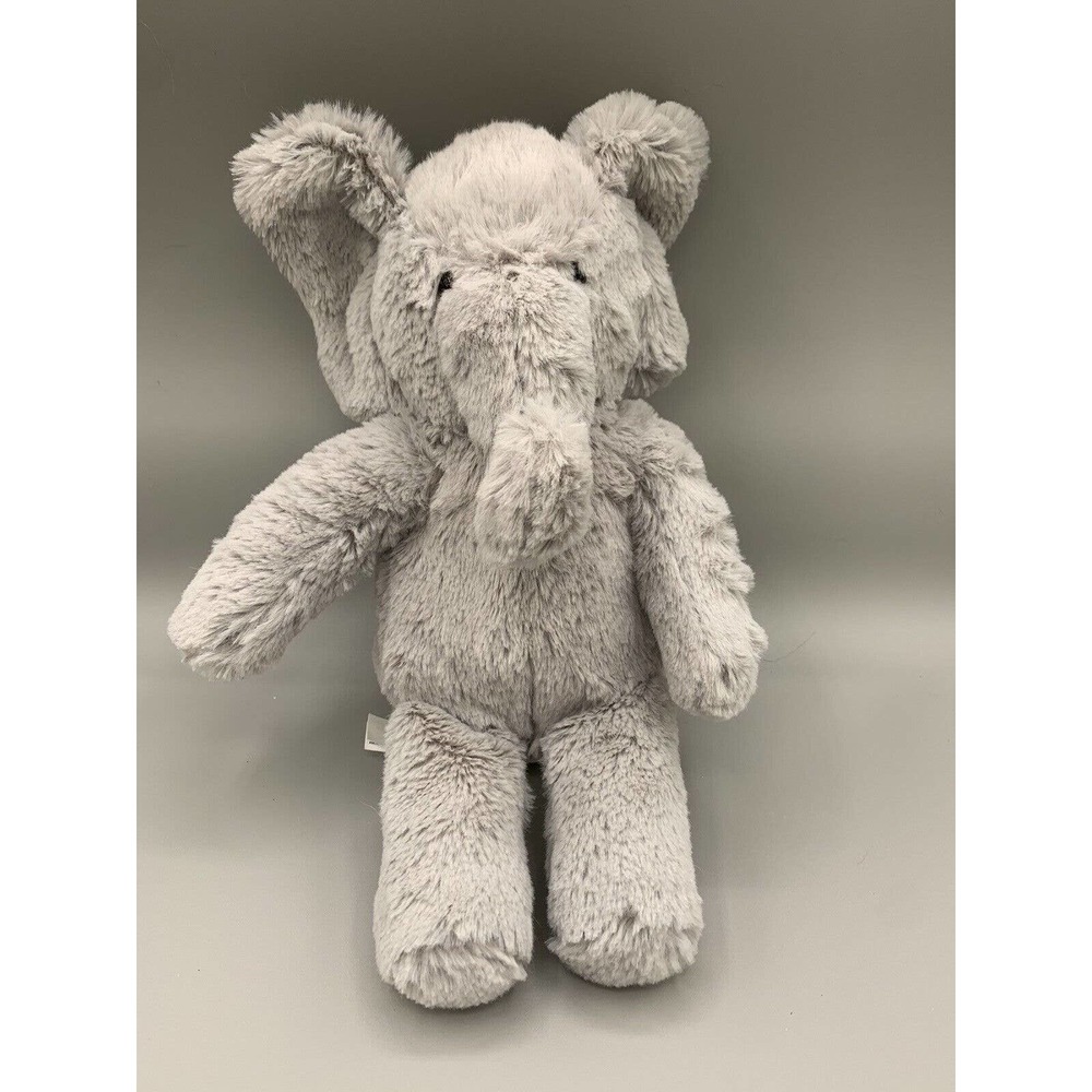 Pottery Barn Kids Grey ELEPHANT Plush With Straps Pocket Bottle holder? PBK 2017